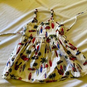 Surfboard dress, size 3T